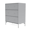 Montana Carry Dresser With Legs, Fjord/Matt Chrome