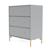 Montana Carry Dresser With Legs, Fjord/Brass