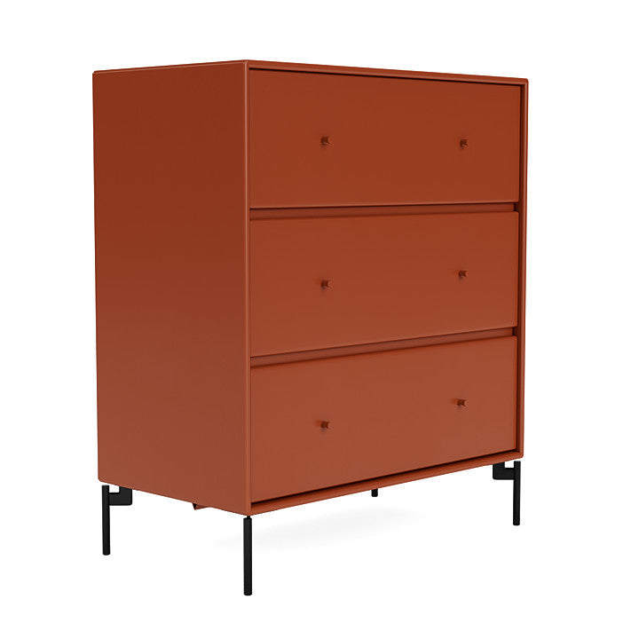 Montana Carry Dresser With Legs, Hokkaido/Black