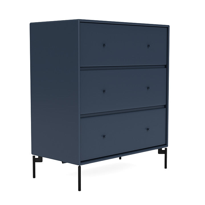 Montana Carry Dresser With Legs, Juniper/Black