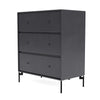 Montana Carry Dresser With Legs, Carbon Black/Black