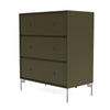 Montana Carry Dresser With Legs, Oregano/Matt Chrome