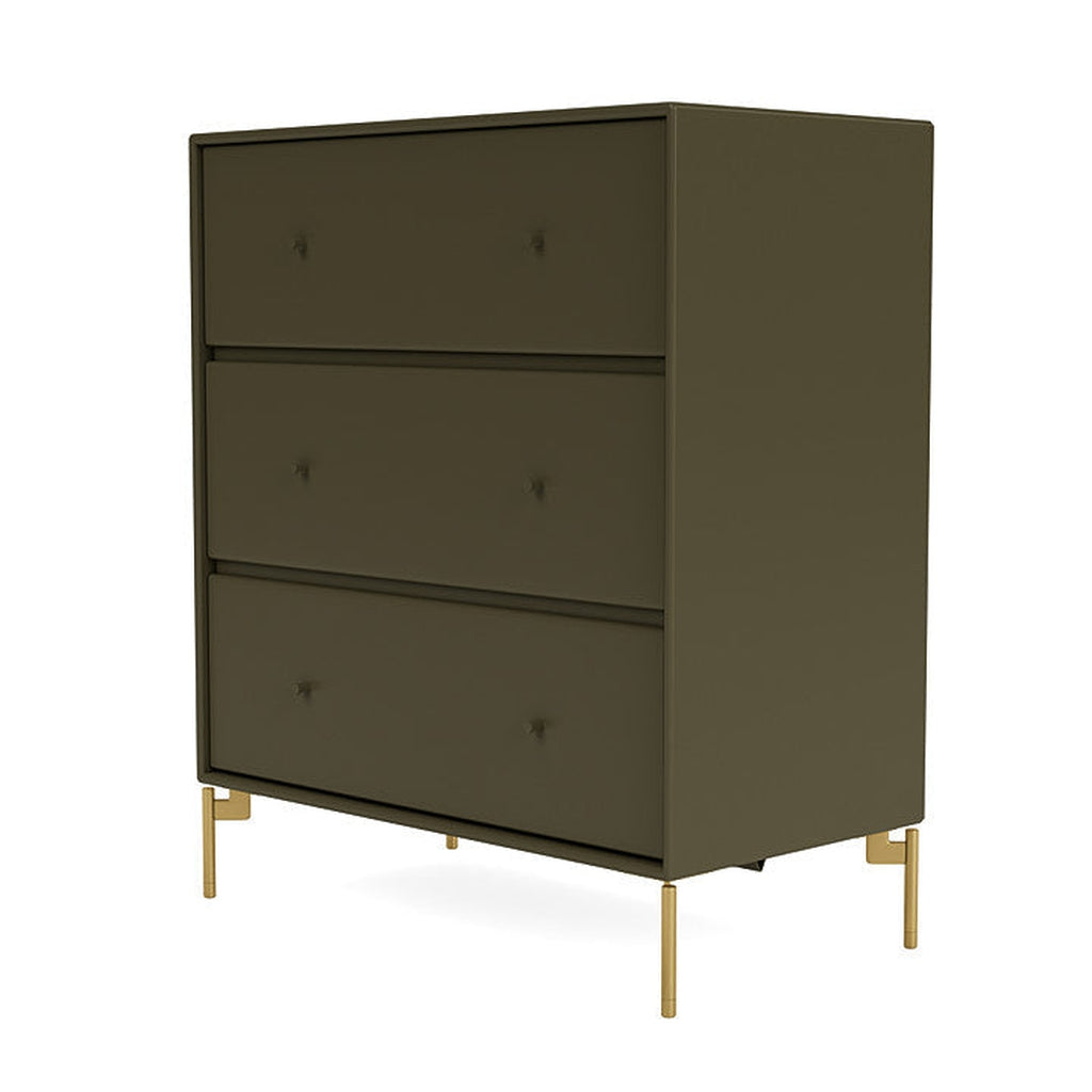 Montana Carry Dresser With Legs, Oregano/Brass