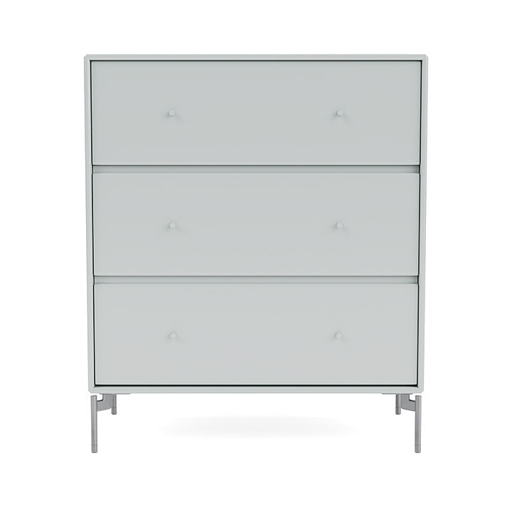 Montana Carry Dresser With Legs, Oyster/Matt Chrome