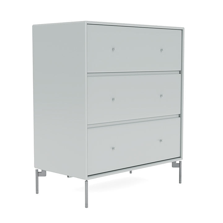 Montana Carry Dresser With Legs, Oyster/Matt Chrome