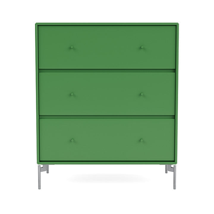 Montana Carry Dresser With Legs, Parsley/Matt Chrome