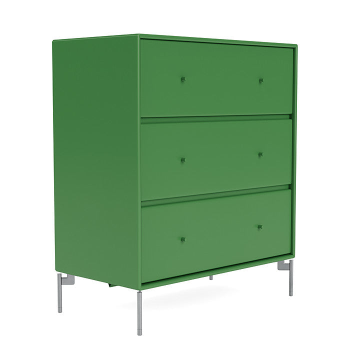 Montana Carry Dresser With Legs, Parsley/Matt Chrome