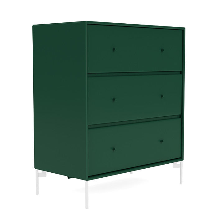 Montana Carry Dresser With Legs, Pine/Snow White