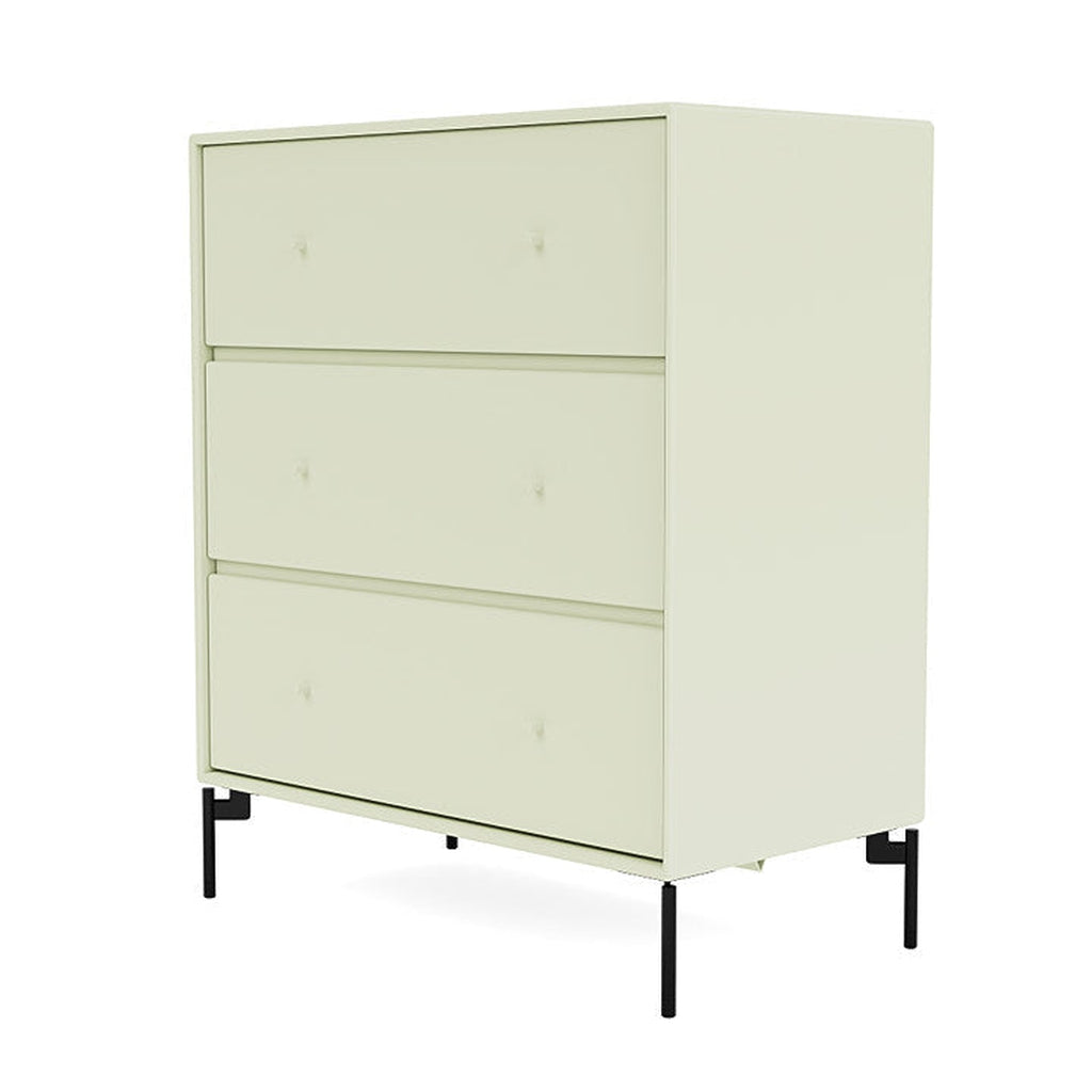 Montana Carry Dresser With Legs, Pomelo/Black