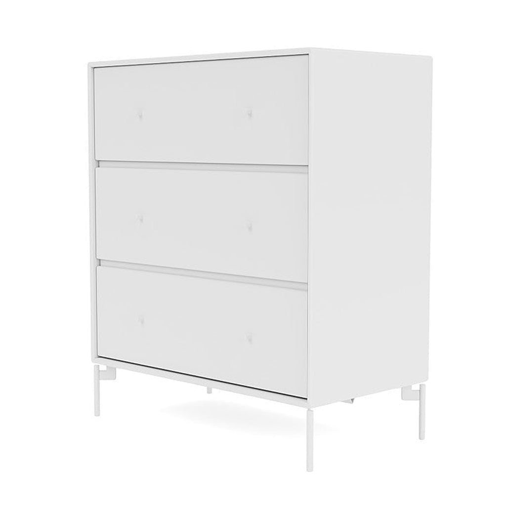 Montana Carry Dresser With Legs, Snow White/Snow White