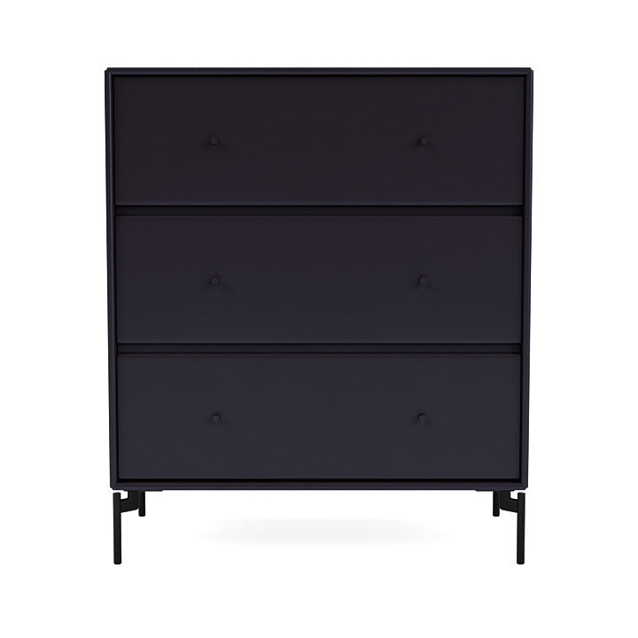 Montana Carry Dresser With Legs, Shadow/Black