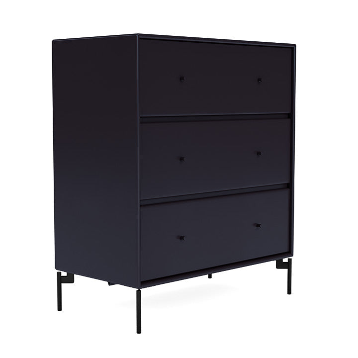 Montana Carry Dresser With Legs, Shadow/Black