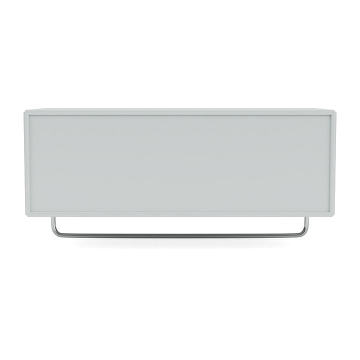 Montana Coat Shelf With Clothes Rack, Oyster Grey