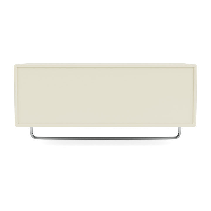 Montana Coat Shelf With Clothes Rack, Vanilla White