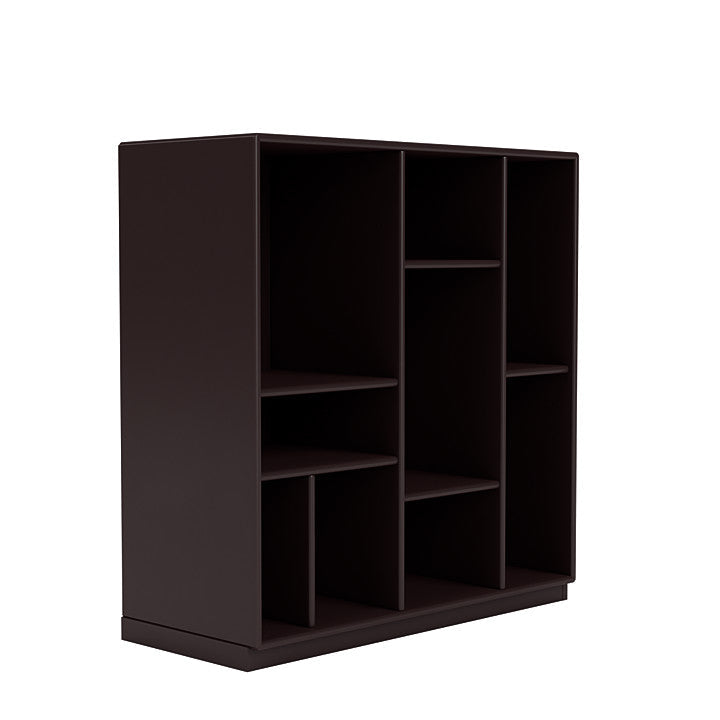 Montana Compile Decorative Shelf With 3 Cm Plinth, Balsamic Brown