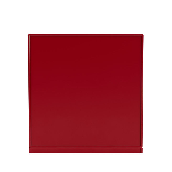 Montana Compile Decorative Shelf With 3 Cm Plinth, Beetroot Red