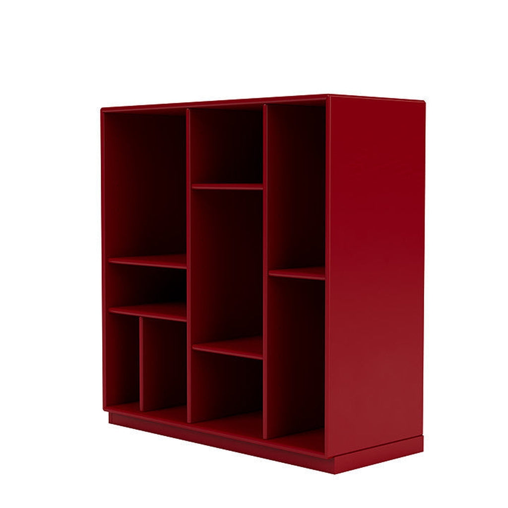 Montana Compile Decorative Shelf With 3 Cm Plinth, Beetroot Red