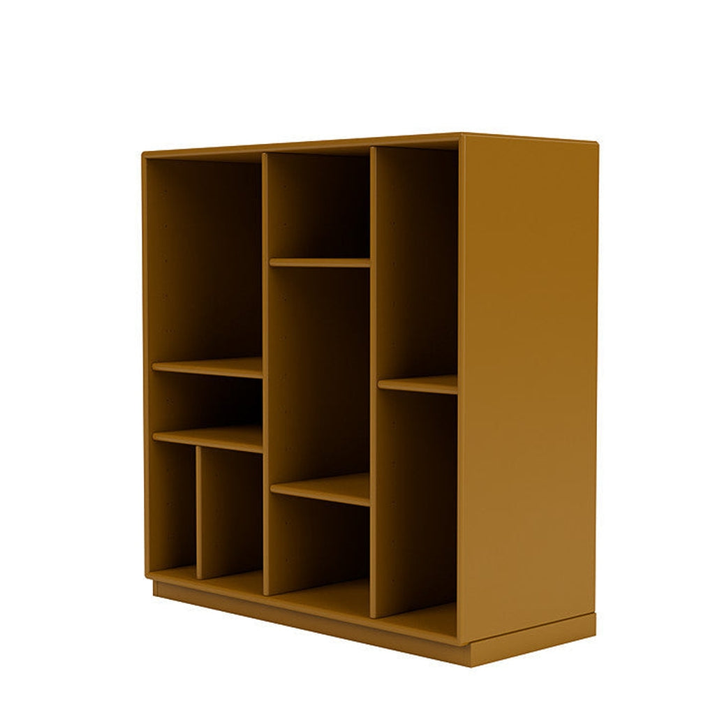 Montana Compile Decorative Shelf With 3 Cm Plinth, Amber Yellow