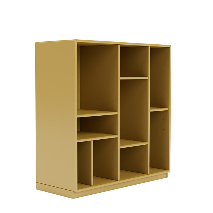 Montana Compile Decorative Shelf With 3 Cm Plinth, Cumin Yellow