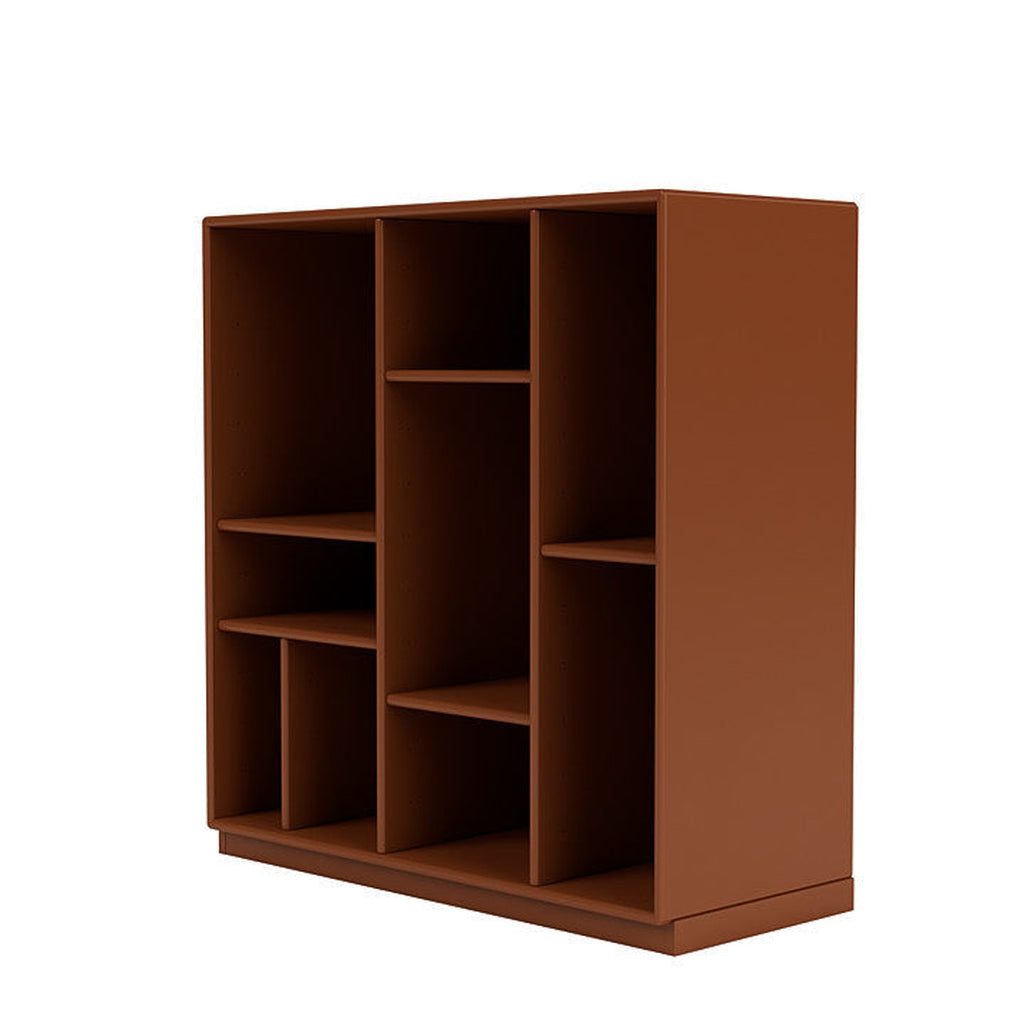 Montana Compile Decorative Shelf With 3 Cm Plinth, Hazelnut Brown