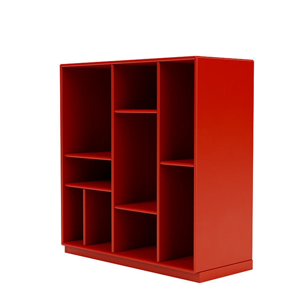 Montana Compile Decorative Shelf With 3 Cm Plinth, Rosehip Red