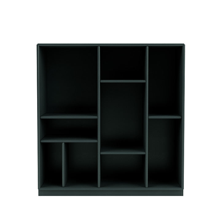 Montana Compile Decorative Shelf With 3 Cm Plinth, Black Jade