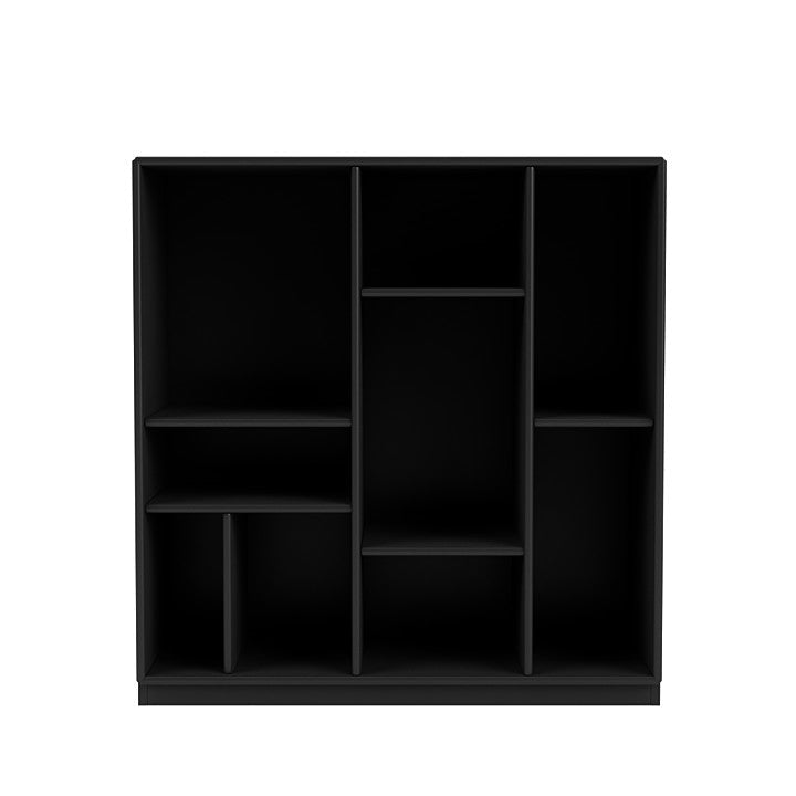 Montana Compile Decorative Shelf With 3 Cm Plinth, Black