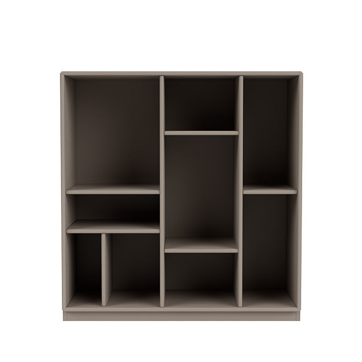 Montana Compile Decorative Shelf With 3 Cm Plinth, Truffle Grey