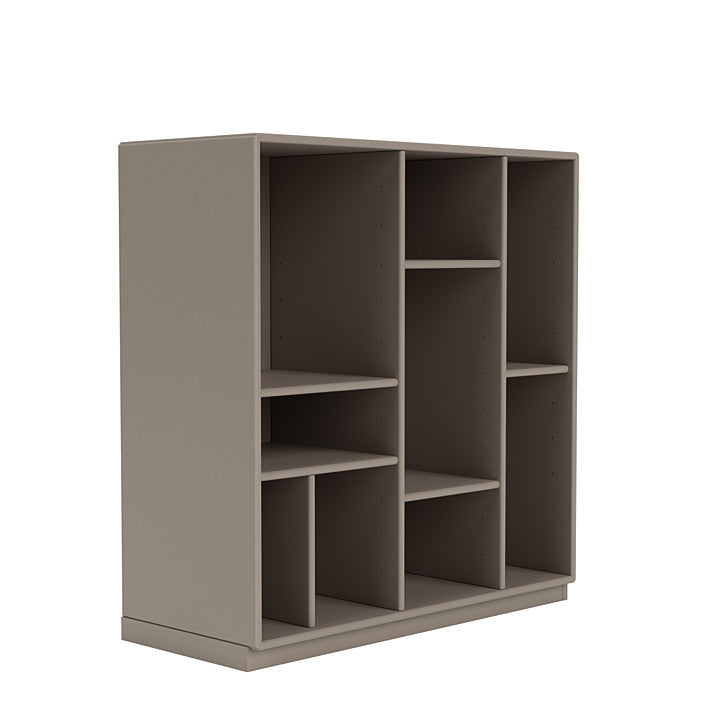 Montana Compile Decorative Shelf With 3 Cm Plinth, Truffle Grey