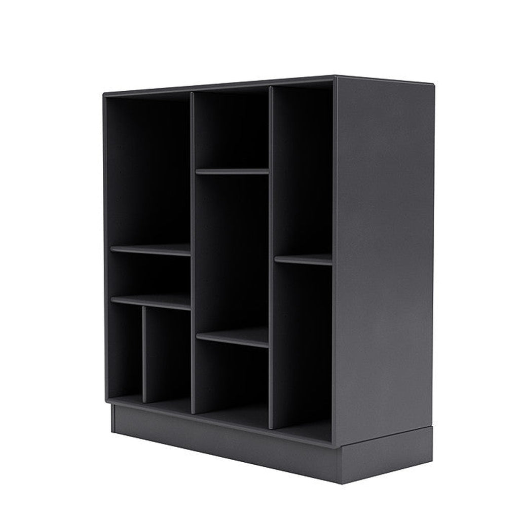 Montana Compile Decorative Shelf With 7 Cm Plinth, Carbon Black