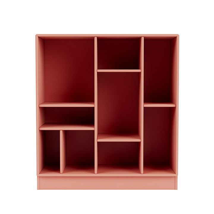 Montana Compile Decorative Shelf With 7 Cm Plinth, Rhubarb Red