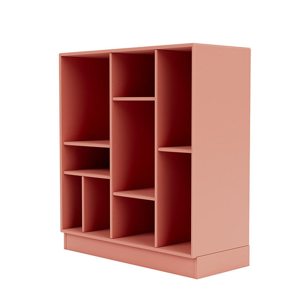 Montana Compile Decorative Shelf With 7 Cm Plinth, Rhubarb Red