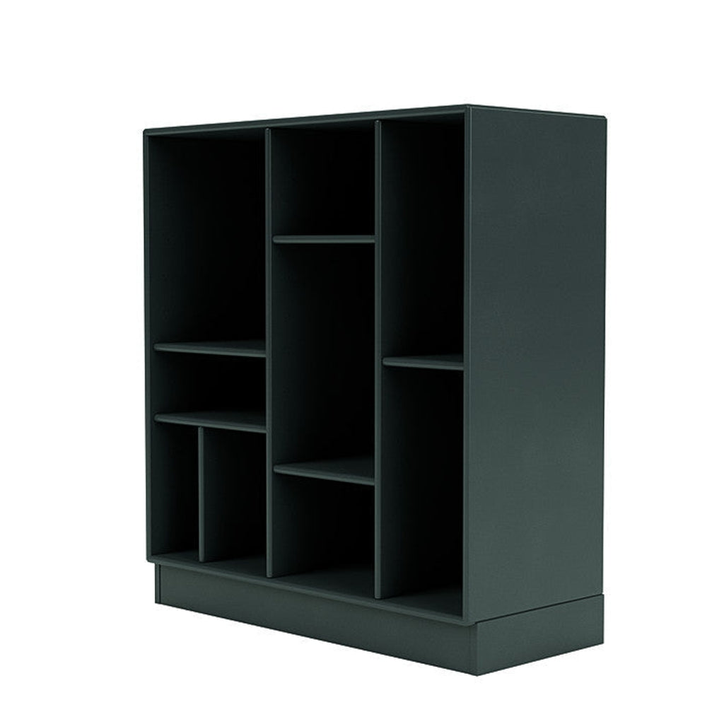 Montana Compile Decorative Shelf With 7 Cm Plinth, Black Jade