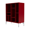 Montana Compile Decorative Shelf With Legs Beetroot/Matt Chrome