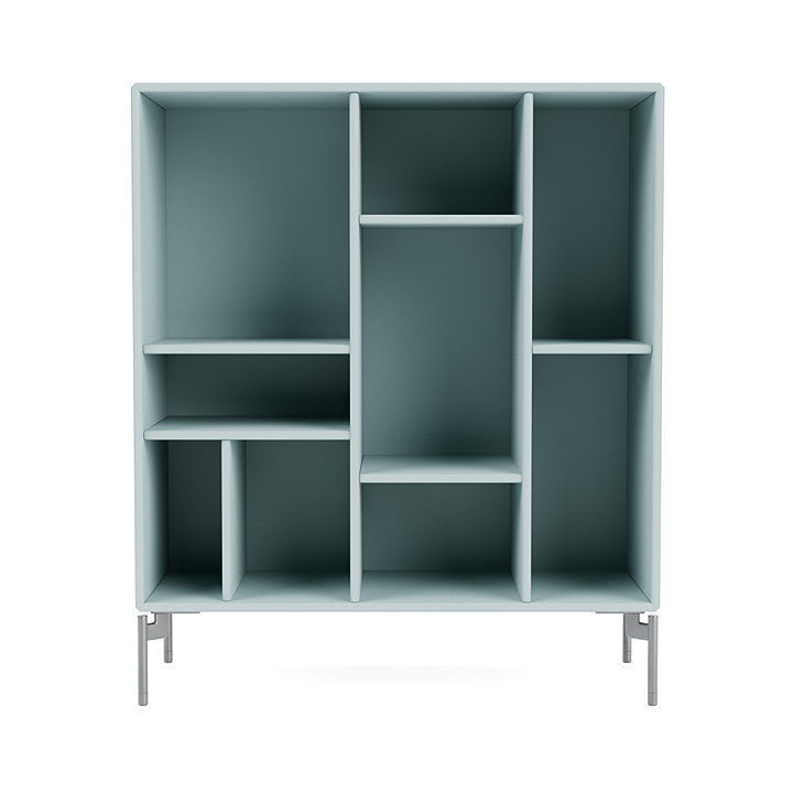 Montana Compile Decorative Shelf With Legs, Flint/Matt Chrome