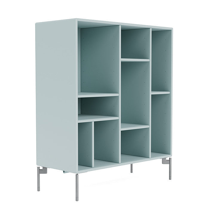 Montana Compile Decorative Shelf With Legs, Flint/Matt Chrome