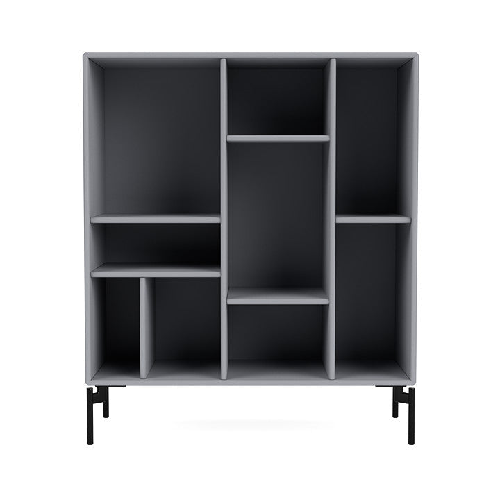 Montana Compile Decorative Shelf With Legs, Graphic/Black