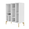 Montana Compile Decorative Shelf With Legs New White/Brass