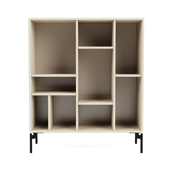 Montana Compile Decorative Shelf With Legs, Oat/Black