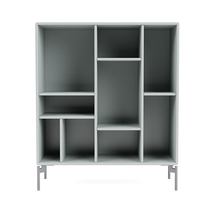 Montana Compile Decorative Shelf With Legs, Oyster/Matt Chrome