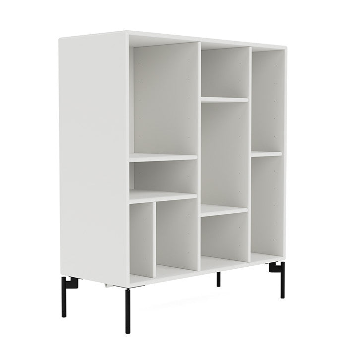 Montana Compile Decorative Shelf With Legs, White/Black