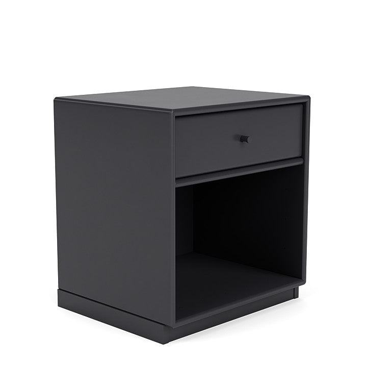 Montana Dream Nightstand With 3 Cm Plinth, Anthracite