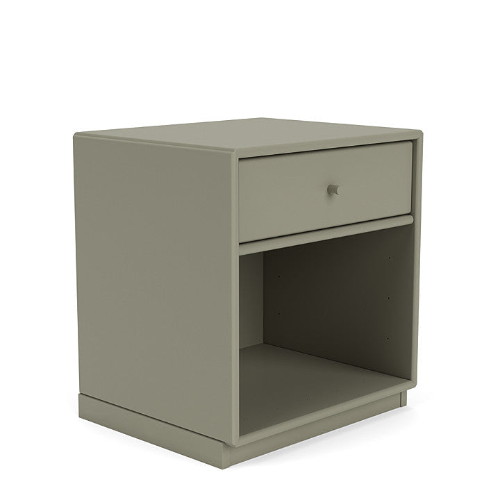 Montana Dream Nightstand With 3 Cm Plinth, Fennel Green