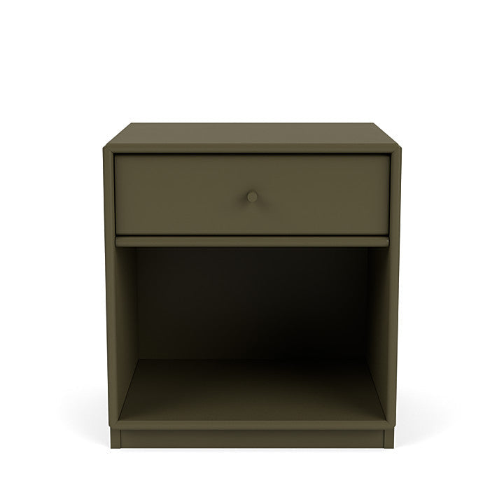 Montana Dream Nightstand With 3 Cm Plinth, Oregano Green