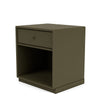 Montana Dream Nightstand With 3 Cm Plinth, Oregano Green