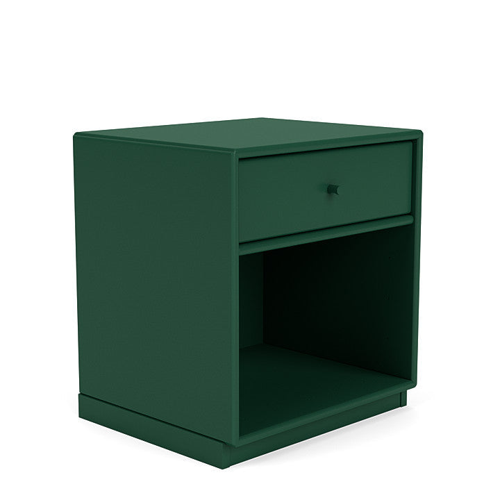 Montana Dream Nightstand With 3 Cm Plinth, Pine Green