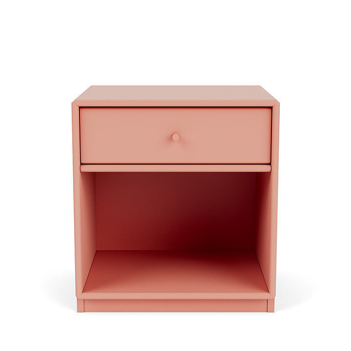 Montana Dream Nightstand With 3 Cm Plinth, Rhubarb Red