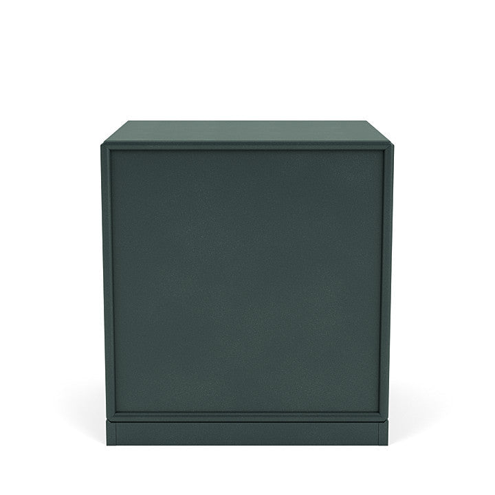 Montana Dream Nightstand With 3 Cm Plinth, Black Jade