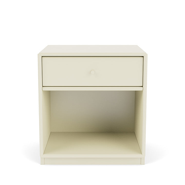 Montana Dream Nightstand With 3 Cm Plinth, Vanilla White