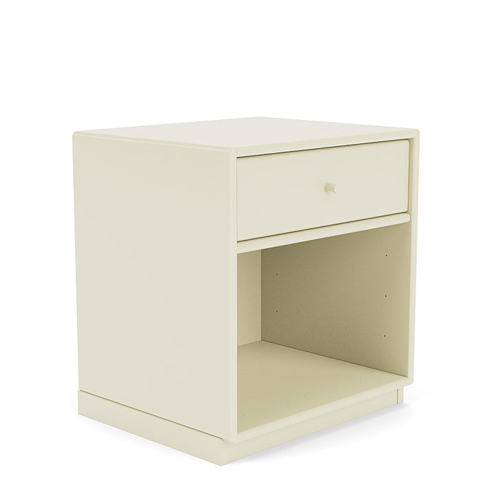 Montana Dream Nightstand With 3 Cm Plinth, Vanilla White